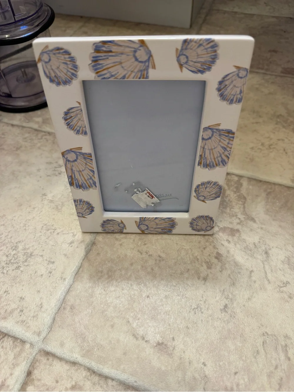 NEW Sheffield Home Seashell Photo Picture Frame 4x6